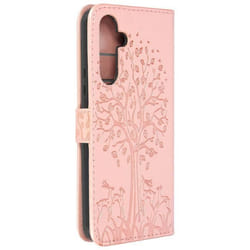 Étui - Samsung - Galaxy A54 5G - Motif Arbre Rose - Protection intégrale - Souple et aimanté