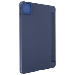 Housse - Xiaomi - Pad 6 / Pad 6 Pro - Simili cuir - Support clavier/vidéo - Bleu