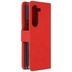 Coque - Chesterfield - Samsung Galaxy Z Fold 5 - Rouge - Étui folio - Fermeture magnétique