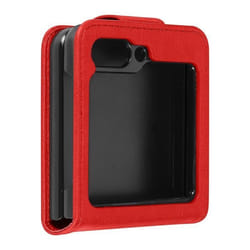 Coque Pliable compatible avec Samsung Galaxy Z Flip 5 Rouge Coque