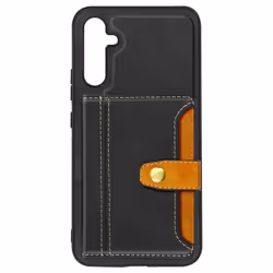 Coque portefeuille - Versa Case - Samsung Galaxy A34 5G - Noir - Éco-cuir - Support vidéo