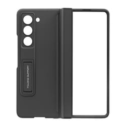 Coque pour Samsung Galaxy Z Fold 5 - AVIZAR - Rigide - Béquille - Porte stylet magnétique - Noir