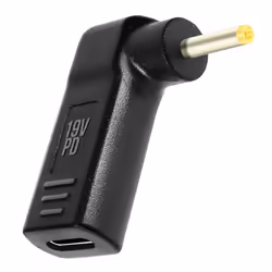 Adaptateur de Charge USB-C vers Ordinateur Portable ASUS 2.5 x 0.7mm Noir