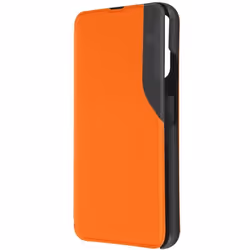 Étui Clear View compatible avec Samsung Galaxy A34 5G Orange Etui