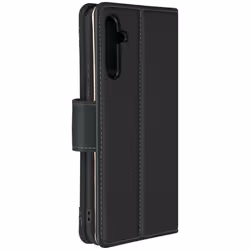 Étui Portefeuille - AVIZAR - Samsung Galaxy A54 5G - Éco-cuir Noir - Protection Intégrale - Fonction Support