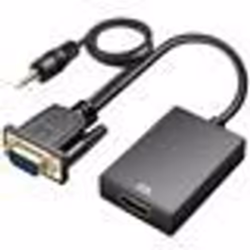 Adaptateur vidéo - Non spécifié - VGA vers HDMI - 1080p - Audio Jack 3.5mm - Noir