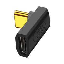 Adaptateur USB C - AVIZAR - Mâle vers Femelle Coudé - 240W Charge Rapide - 40 Gbps Transfert - 8K Vidéo/Audio