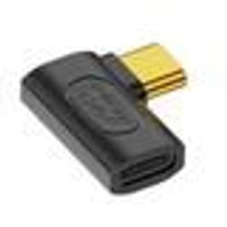 Adaptateur Coudé USB C Mâle vers Femelle AVIZAR - Charge Rapide 240W - Transfert 40 Gbps - 8K Vidéo/Audio