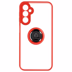 Coque - AVIZAR - Samsung Galaxy A24 - Rouge - Polycarbonate + Silicone Gel - Support Vidéo