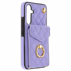 Coque pour Samsung Galaxy A54 5G - AVIZAR - Violet Clair - Portefeuille - Blindage RFID - Anneau Rotatif