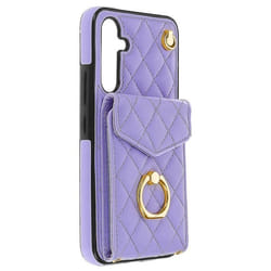 Coque pour Samsung Galaxy A54 5G - AVIZAR - Violet Clair - Portefeuille - Blindage RFID - Anneau Rotatif