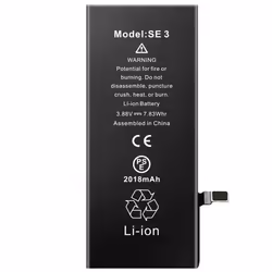 Batterie interne pour iPhone SE 2022 - AVIZAR - Capacité 2018mAh - Lithium Ion - 37 V