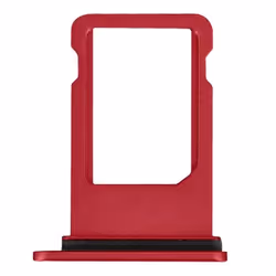Tiroir Carte SIM de Remplacement pour iPhone SE 2022 SE 2020 et 8 Rouge