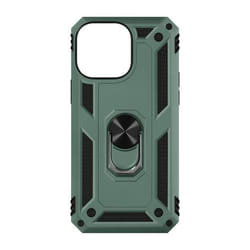 Coque pour iPhone 15 Pro - AVIZAR - ArmoRing - Antichoc - Bague Rotative - Magnétique