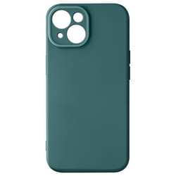 Coque Silicone pour iPhone 15 Plus - AVIZAR - Série Sweet - Vert - Bloc caméra protégée - Soft Touch