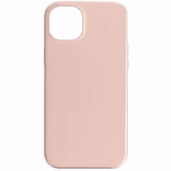 Coque pour iPhone 15 Plus Semi-rigide Soft-touch Fast Cover Rose poudré