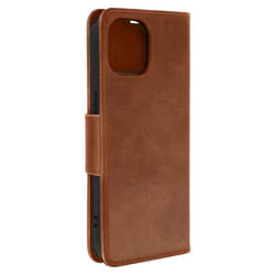 Étui pour iPhone 15 - AVIZAR - Clapet Portefeuille Support Vidéo - Marron