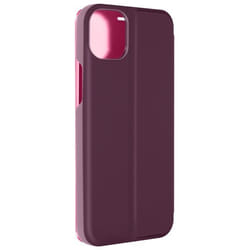 Housse iPhone 15 AVIZAR - Mirror Cover - Effet Miroir - Violet - Fonction Support