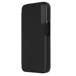 Étui Folio pour iPhone 15 Pro Max Clapet Fenêtre DAffichage Support Vidéo Noir