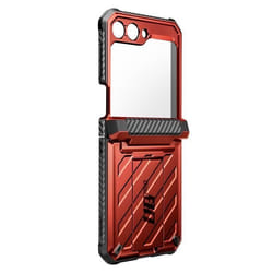 Coque pour Samsung Galaxy Z Flip 5 Multicouche Unicorn Beetle Pro Supcase Rouge