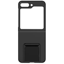 Coque rigide AVIZAR pour Samsung Galaxy Z Flip 5 - Classic Stand Noir - Béquille support dépliable et ajustable