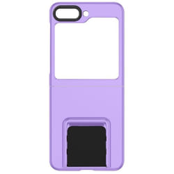 Coque rigide AVIZAR pour Samsung Galaxy Z Flip 5 - Violet - Béquille support dépliable et ajustable