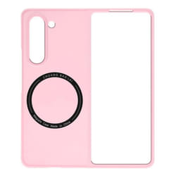 Coque de protection rigide AVIZAR pour Samsung Galaxy Z Fold 5 - Design minimaliste - Compatible MagSafe - Rose
