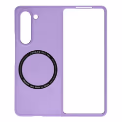 Coque MagSafe pour Samsung Galaxy Z Fold 5 Rigide Design Fin Violet