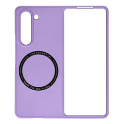 Coque MagSafe pour Samsung Galaxy Z Fold 5 Rigide Design Fin Violet