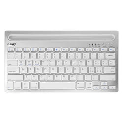Clavier sans fil - LinQ - QWERTY - Blanc - Compatible iOS/Android/Windows - USB C