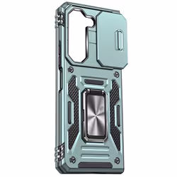 Coque pour Samsung Galaxy Z Fold 5 - AVIZAR - Antichoc Cache Caméra Bague Support Vert