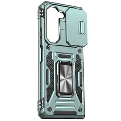 Coque pour Samsung Galaxy Z Fold 5 - AVIZAR - Antichoc Cache Caméra Bague Support Vert