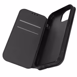 Étui pour iPhone 15 Pro - AVIZAR - Porte-carte Support Vidéo Clapet Magnétique Noir