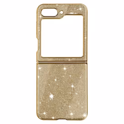 Coque pailletée - AVIZAR - Glitter Case - Rigide - Jaune - Samsung Galaxy Z Flip 5