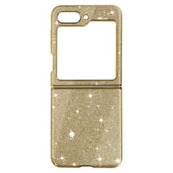 Coque pailletée - AVIZAR - Glitter Case - Rigide - Jaune - Samsung Galaxy Z Flip 5