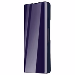 Étui Clear View - AVIZAR - Samsung Galaxy Z Fold 5 - Violet - Clapet Miroir - Support Vidéo