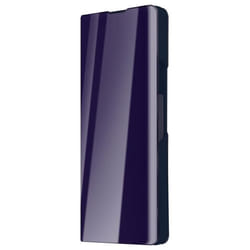 Étui Clear View - AVIZAR - Samsung Galaxy Z Fold 5 - Violet - Clapet Miroir - Support Vidéo