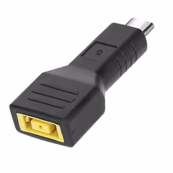 Adaptateur de Charge Port Carré Lenovo vers USB-C Noir