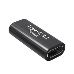 Adaptateur USB-C - Non spécifié - Rallonge USB-C Femelle - Design Compact - Transferts Rapides - Noir