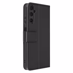 Étui pour Samsung A05s Clapet Portefeuille Support Vidéo Série Essential Noir