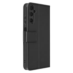 Étui pour Samsung A05s Clapet Portefeuille Support Vidéo Série Essential Noir