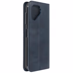 Étui pour Fairphone 5 - AVIZAR - Collection Geo - Motif Damier - Bleu nuit