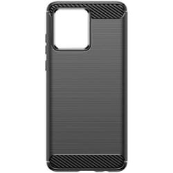 Coque de protection souple - AVIZAR - Motorola Edge 40 Neo - Effet Carbone - Noir - Antichocs