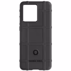 Coque - AVIZAR - Rugged Shield - Noir - Motif relief - Protection efficace