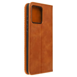 Étui pour Motorola Moto G84 Portefeuille Motif Damier Collection Geo Camel
