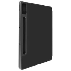 Étui pour Lenovo Tab P12 - AVIZAR - Trifold - Simili cuir noir - Support vidéo et clavier - Protection intégrale