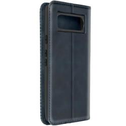 Étui pour Google Pixel 8 Portefeuille Motif Damier Collection Geo Bleu nuit