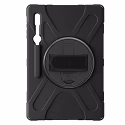 Coque - Samsung - Galaxy Tab S8 Ultra/S9 Ultra - Hybride - Noir - Béquille intégrée
