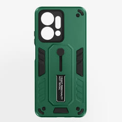 Coque pour smartphone - AVIZAR - Série Slidy - Antichoc - Béquille rétractable - Vert