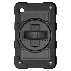 Coque pour Samsung Galaxy Tab A9 - AVIZAR - Antichoc Béquille et Poignée Rotative - Noir